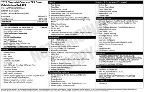Used 2023 Chevrolet Colorado ZR2 w/ ZR2 Convenience Package III image 16