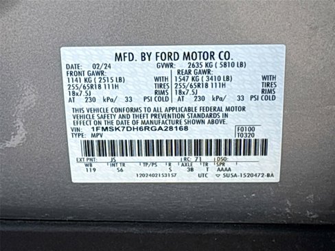 Used 2024 Ford Explorer XLT w/ Equipment Group 202A image 34