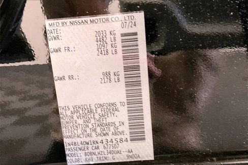 Certified 2024 Nissan Altima 2.5 SV w/ SV Premium Package image 30