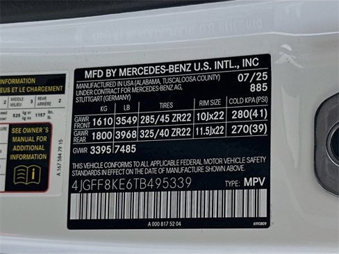 New 2026 Mercedes-Benz GLS 63 AMG 4MATIC image 33