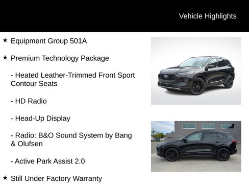 Certified 2024 Ford Escape ST-Line Elite w/ Premium Technology Package image 6