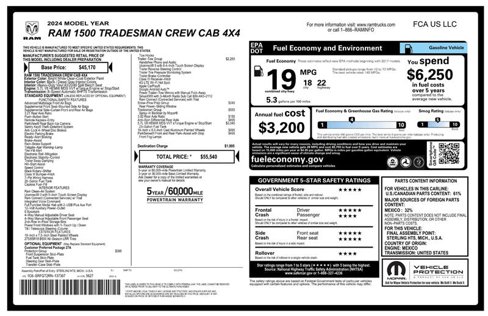 Used 2024 RAM 1500 Tradesman w/ Trailer Tow Group image 2