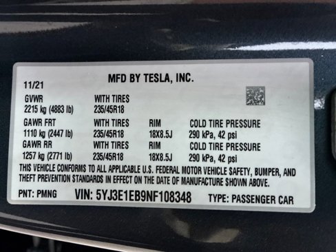 Used 2022 Tesla Model 3 Long Range image 30