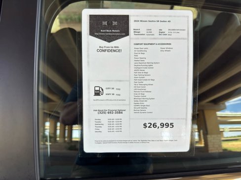 Used 2024 Nissan Sentra SR w/ Trunk Package image 31