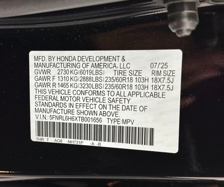 New 2026 Honda Odyssey EX-L image 23