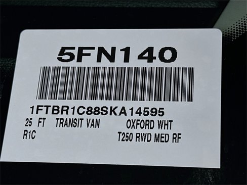 New 2025 Ford Transit 250 148 Medium Roof image 16