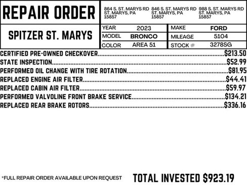 Used 2023 Ford Bronco Wildtrak image 4