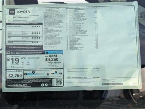 New 2025 Toyota Tundra SR5 image 18