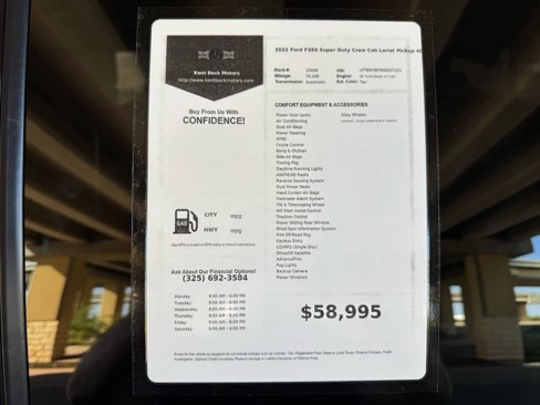 Used 2022 Ford F350 Lariat w/ Lariat Ultimate Package image 33