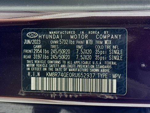 Used 2024 Hyundai Palisade Calligraphy image 36