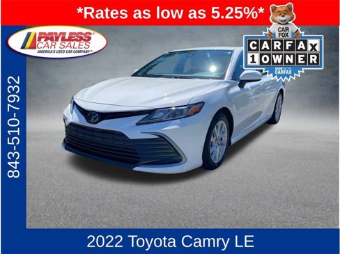 Used 2022 Toyota Camry LE image 1