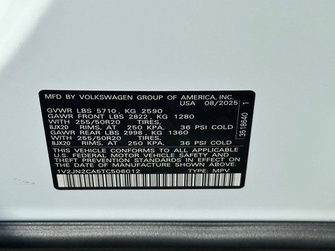 New 2026 Volkswagen Atlas SE image 18