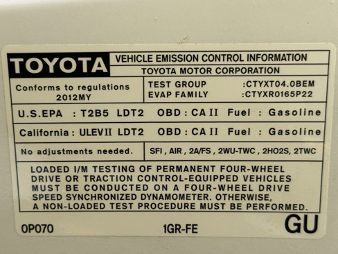 Used 2012 Toyota Tacoma 4x4 Double Cab image 32