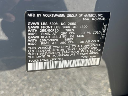 New 2026 Volkswagen Atlas SE image 31