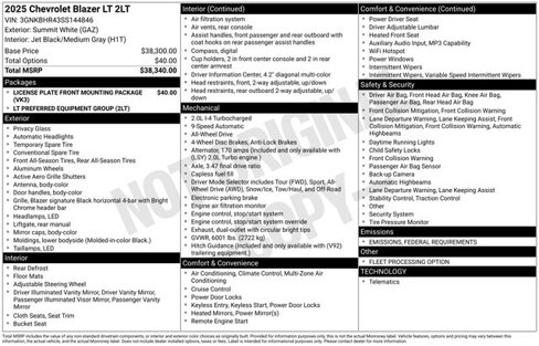 Used 2025 Chevrolet Blazer LT image 7