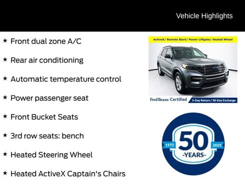 Certified 2023 Ford Explorer XLT w/ Equipment Group 202A image 9