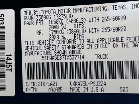New 2026 Toyota Tundra Limited image 25