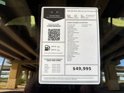 Used 2023 GMC Sierra 1500 AT4 w/ Technology Package image 37