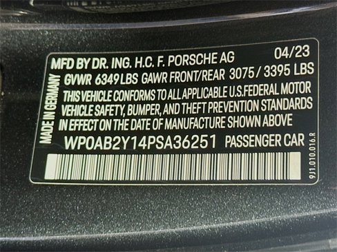 Certified 2023 Porsche Taycan 4S image 25