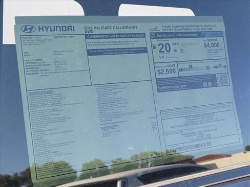 New 2026 Hyundai Palisade Calligraphy image 16