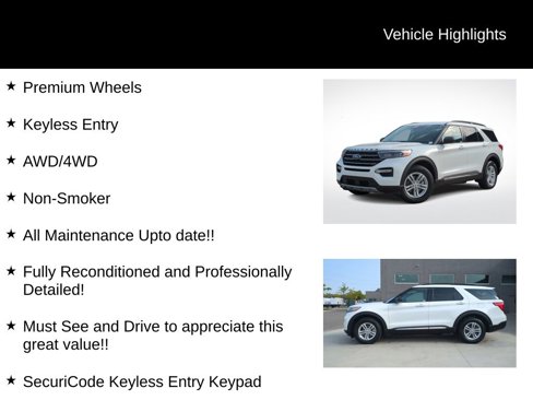 Used 2024 Ford Explorer XLT w/ Equipment Group 202A image 21
