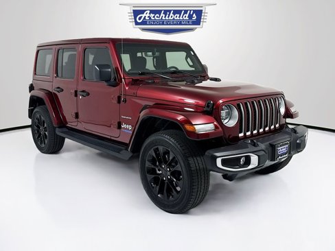 Used 2021 Jeep Wrangler Unlimited Sahara w/ Cold Weather Group image 1