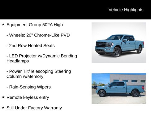 Used 2023 Ford F150 Lariat w/ Equipment Group 502A High image 11