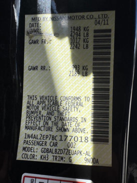 Used 2011 Nissan Altima 2.5 S w/ 2.5S Premium Pkg image 21