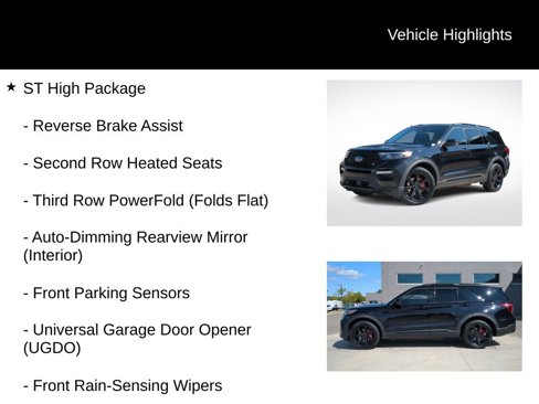 Certified 2024 Ford Explorer ST w/ Equipment Group 401A image 21