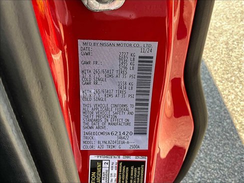 Certified 2025 Nissan Frontier SV image 35