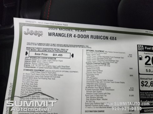 New 2025 Jeep Wrangler Unlimited Rubicon image 36