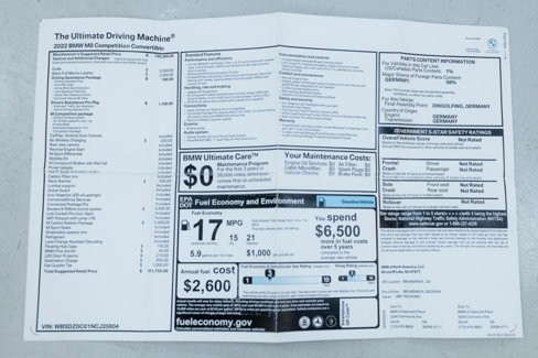 Used 2022 BMW M8 Competition w/ M Carbon Exterior Package image 92