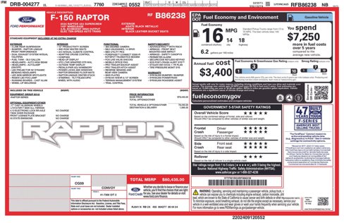 Used 2024 Ford F150 Raptor image 4