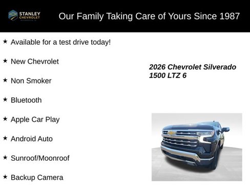 New 2026 Chevrolet Silverado 1500 LTZ w/ LTZ Premium Package image 9