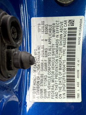 Used 2020 Honda Civic Sport image 44