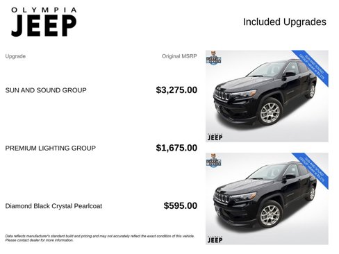 Certified 2023 Jeep Compass Latitude w/ Sun and Sound Group image 4