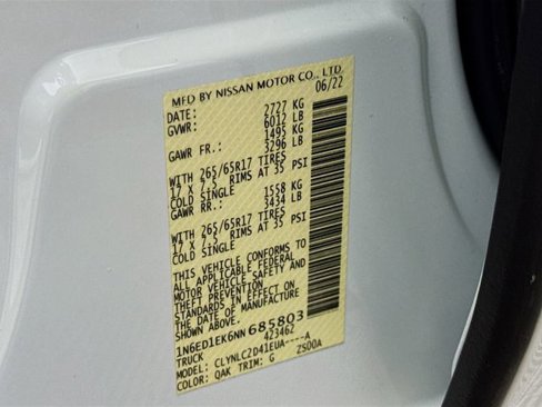 Used 2022 Nissan Frontier SV image 30