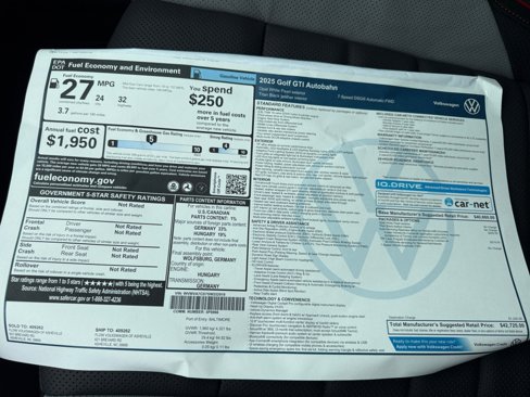 New 2025 Volkswagen GTI Autobahn image 33