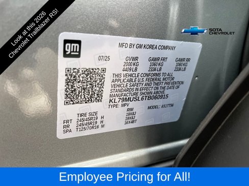 New 2026 Chevrolet TrailBlazer RS w/ Convenience Package image 28