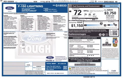 New 2025 Ford F150 Lightning XLT image 2