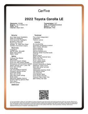 Used 2022 Toyota Corolla LE image 33