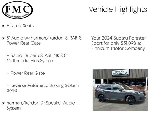 Used 2024 Subaru Forester Sport image 10