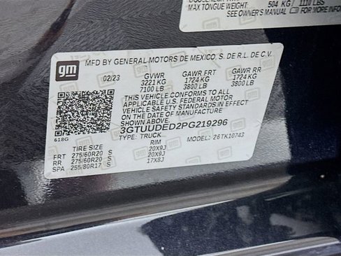 Certified 2023 GMC Sierra 1500 SLT w/ SLT Premium Package image 37
