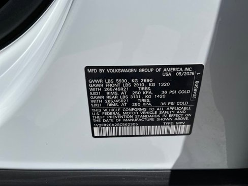 New 2025 Volkswagen Atlas SEL Premium R-Line image 30