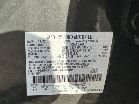Used 2023 Ford Explorer Timberline w/ Timberline Technology Package image 28