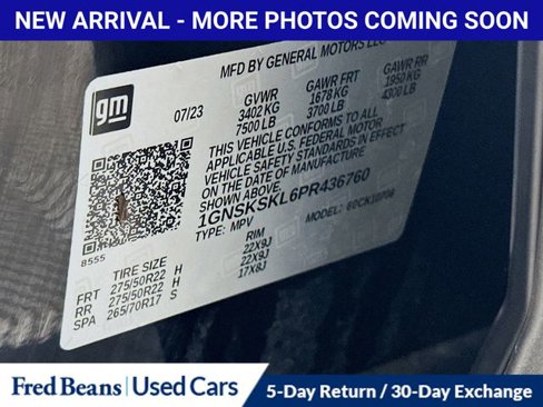 Used 2023 Chevrolet Tahoe Premier w/ Advanced Technology Package image 37