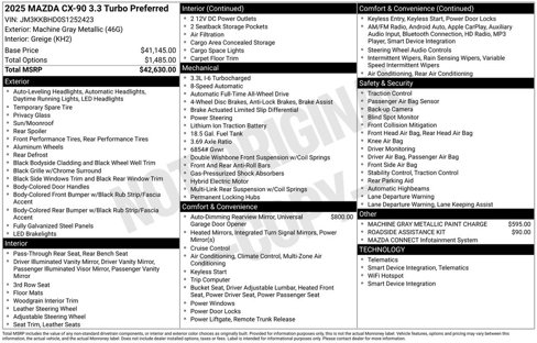 New 2025 MAZDA CX-90 3.3 Turbo w/ Preferred Package image 5