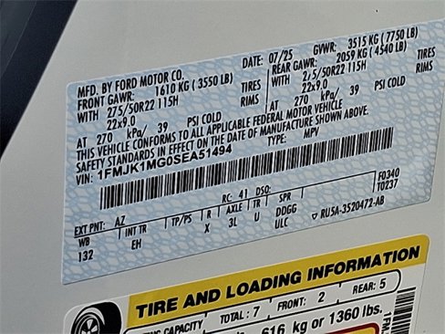 New 2025 Ford Expedition Max Platinum image 18