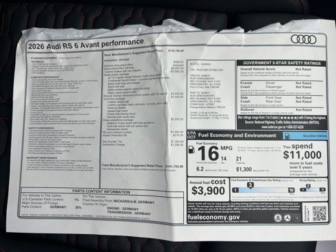 New 2026 Audi RS 6 performance image 33
