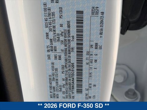 New 2026 Ford F350 Lariat image 23